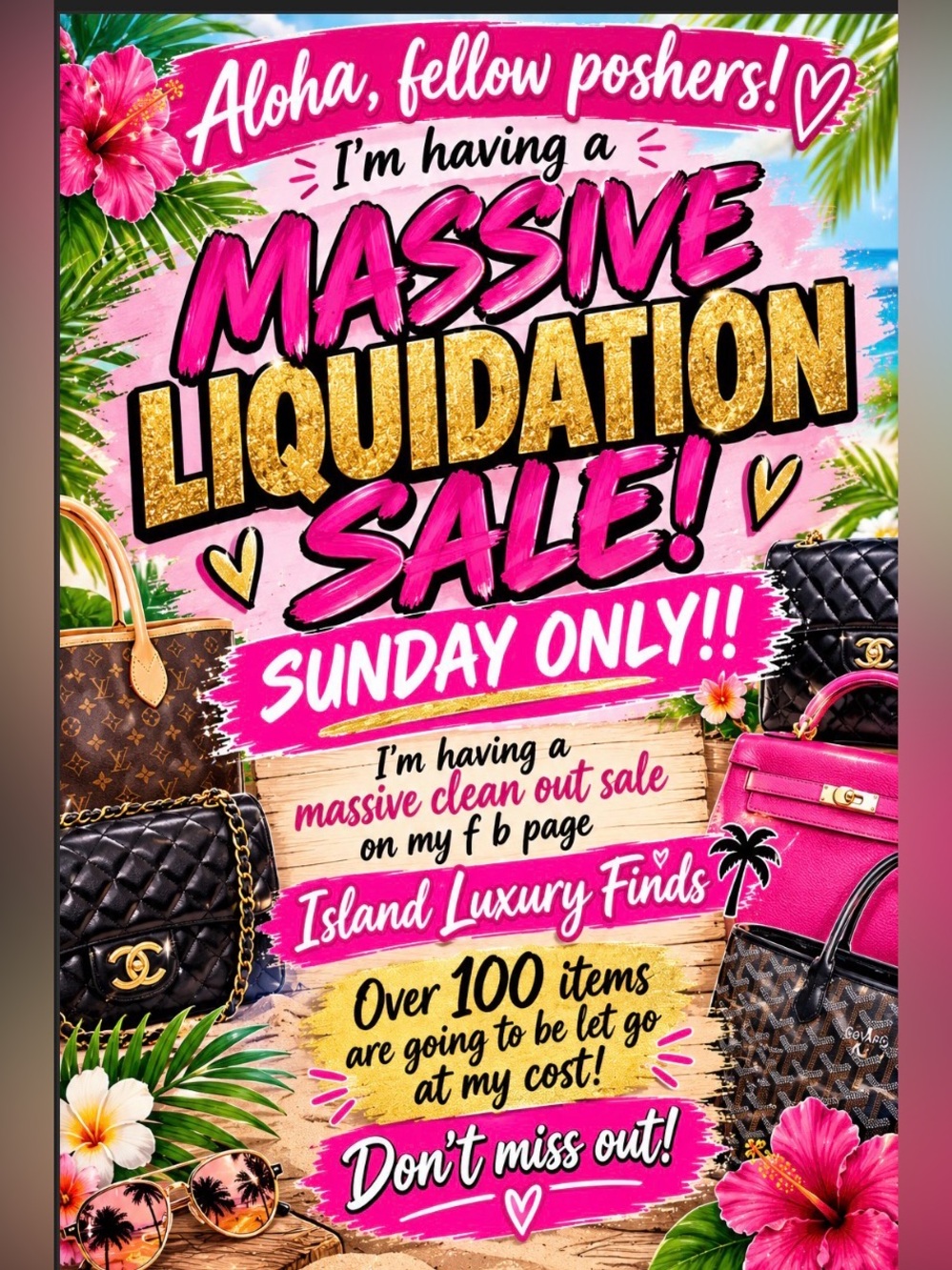 MASSIVE LIQUIDATION SALE